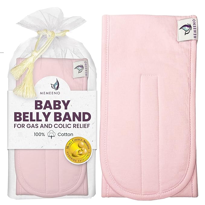 Colic & Gas Relief Baby Belly Band - Sweet Pea