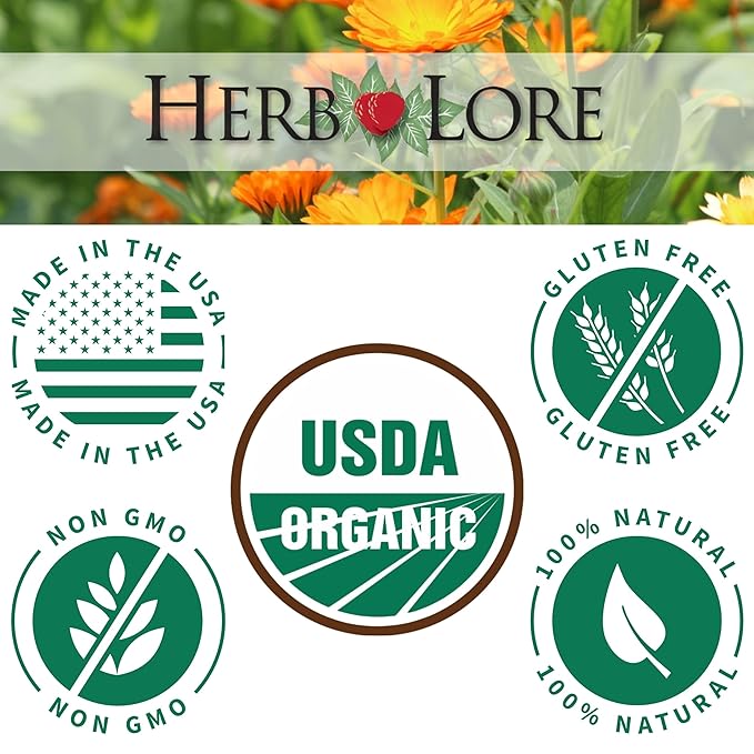 Herb Lore Healing Salve Ointment - Organic Baby Diaper Rash Cream – Natural Soothing Balm with Calendula for Cradle Cap, Drool Rash, Dry & Irritated Skin, Face & Body (3.4 oz)