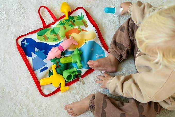 SmartMax My First Animals Around The World Magnetic STEM Building Set for Toddlers Ages 1–5