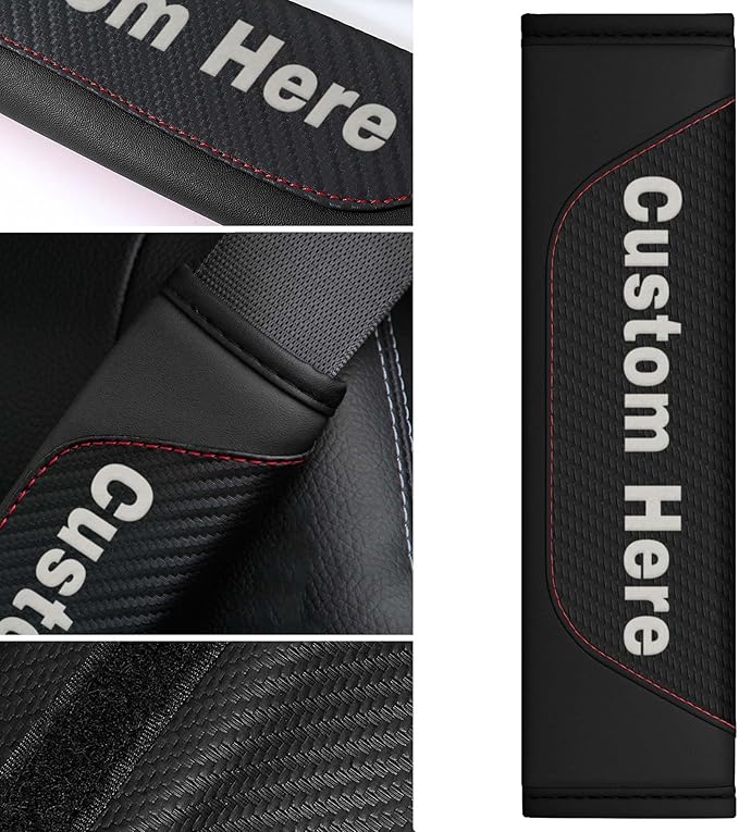 Customizable Seat Belt Cover Pad for Adults and Kids, Cute and Comfortable Car Seat Belt Cushions