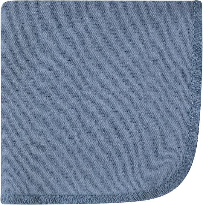 Hudson Baby Unisex Baby Flannel Cotton Washcloths, Cowboy 10 Pack, One Size