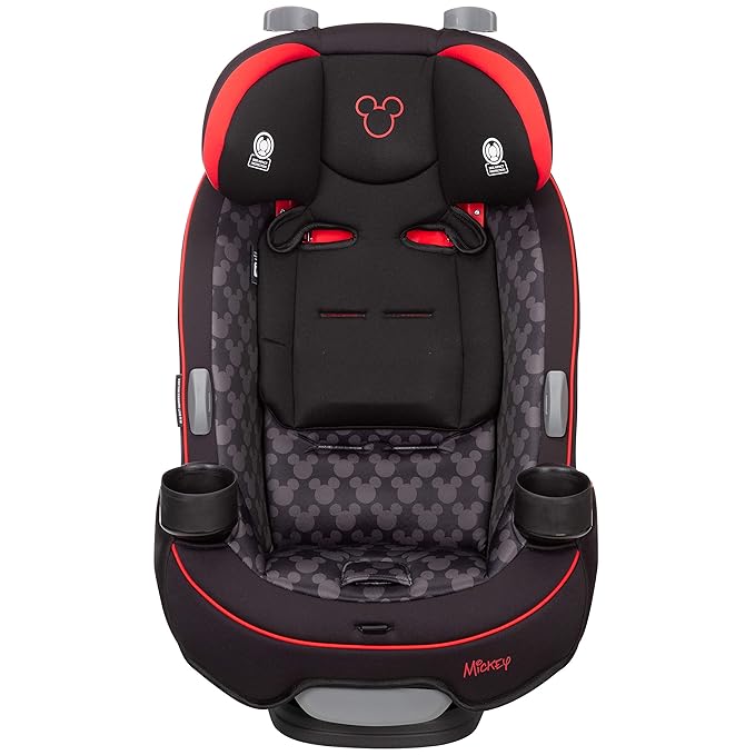 Disney Grow and Go Convertible Car Seat, Rear Facing 5-40 pounds, Forward Facing 30-65 pounds, Booster 40-100 lbs, Convert from Infant to Toddler, Simply Mickey