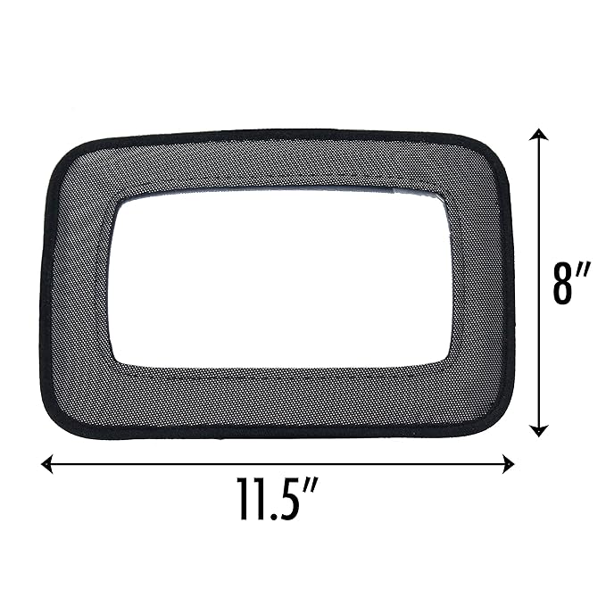 Dreambaby Backseat Rear Facing Baby Car Mirror - Extra Large Wide Angle View Soft Car Seat Mirror – Model L291