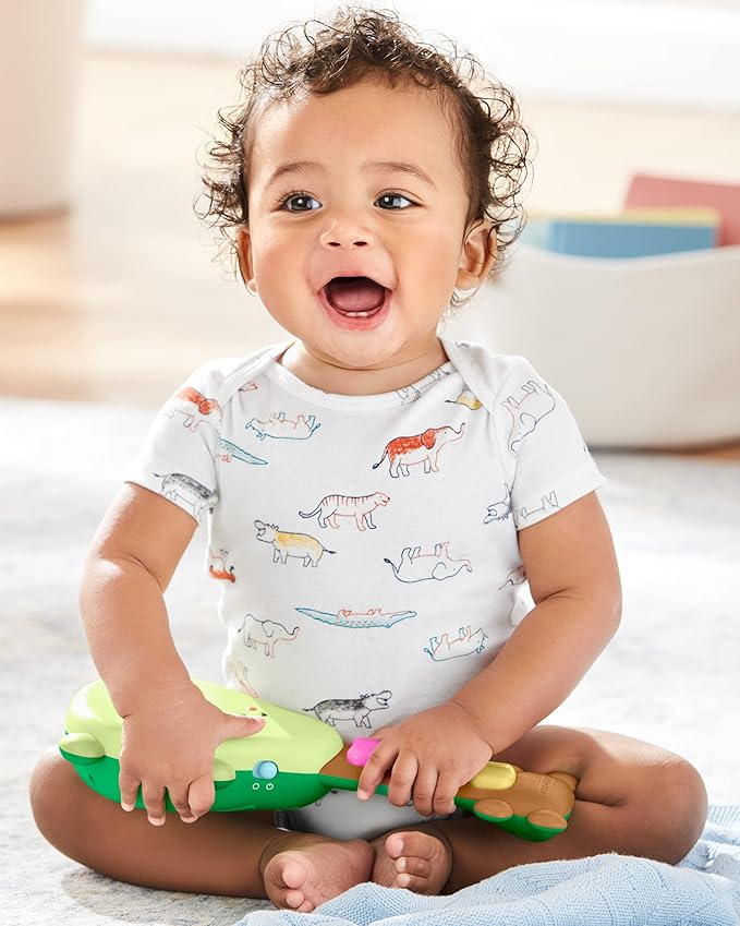 Skip Hop Baby Guitar, Farmstand Grow & Play, Rock-A-Mole and Musical Fruit Band Set