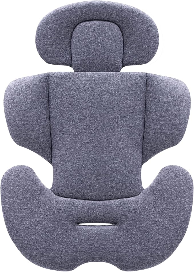 Innokids Infant to Toddler Head and Body Support Pillow, Infant Car Seat Insert Cushion Pad, Headrest with Adjustable Height, Perfect for Baby Car Seats, Strollers, Carriers (Gray)