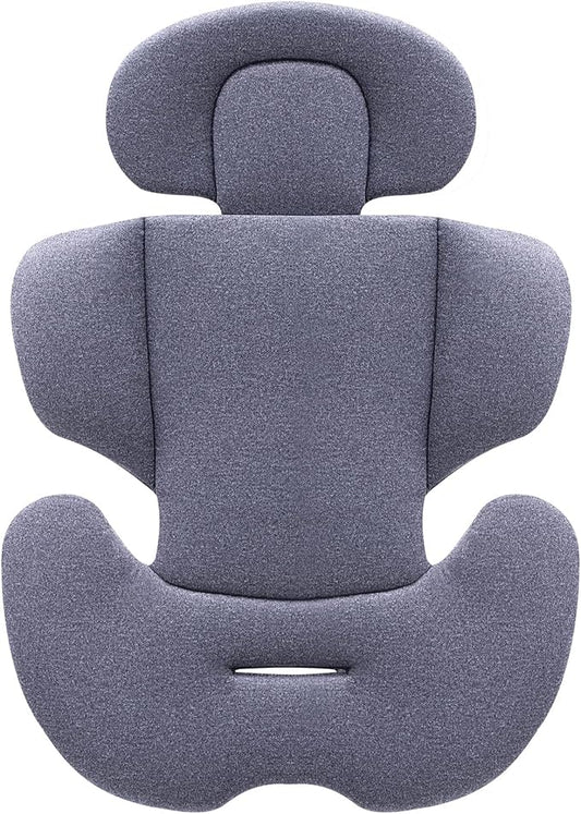 Innokids Infant to Toddler Head and Body Support Pillow, Infant Car Seat Insert Cushion Pad, Headrest with Adjustable Height, Perfect for Baby Car Seats, Strollers, Carriers (Gray)