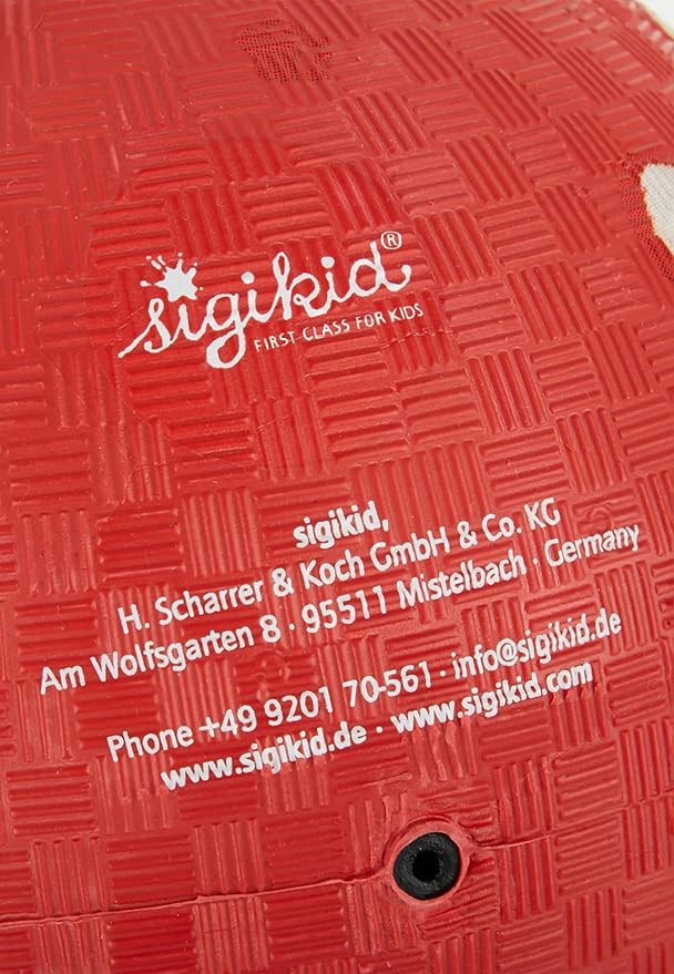 Sigikid 42429 Bear Rubber Balloon Red