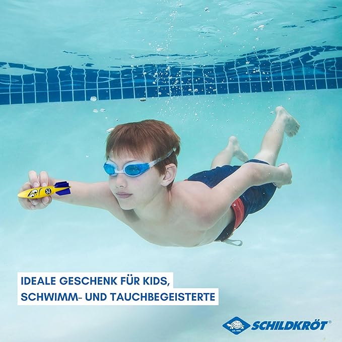 Schildkröt Rocket Miscellaneous Set, 5 Underwater Rockets, Diving Toy for Children from 5 Years, Ideal for Swimming Pool or Bathtub