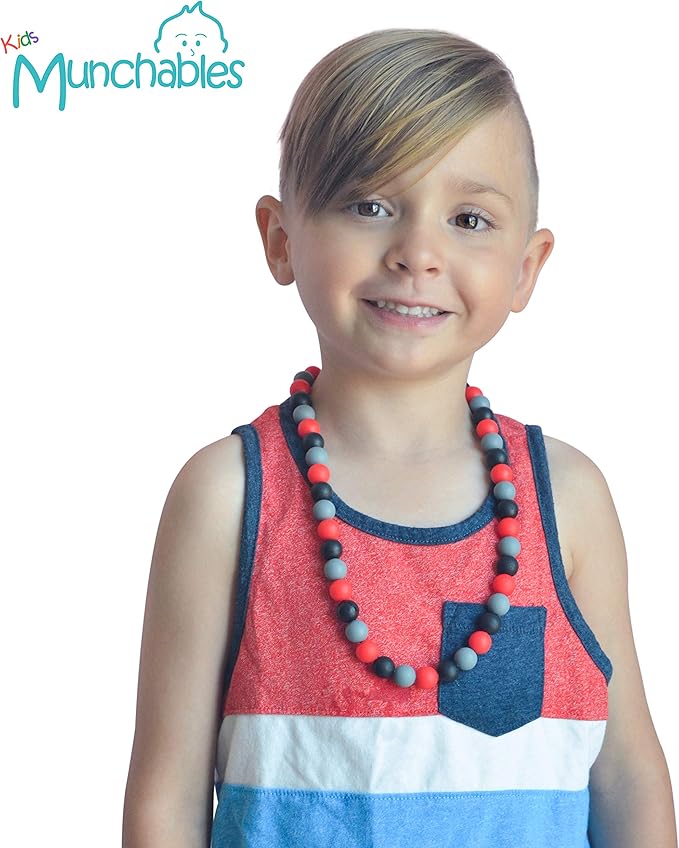 Munchables Camo Chewelry (Red/Black/Gray)