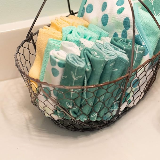 Spasilk Baby 20 Pack Soft Terry Bath Washcloth Wipes