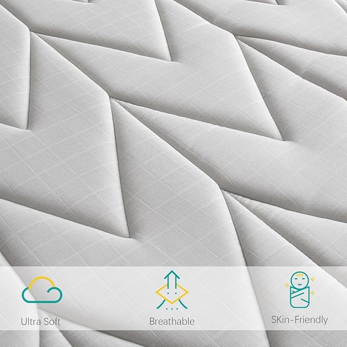 Biloban Foam Muslin Play Mat 71×59, Fits for Dripex & Suposeu Playpen, One-piece Crawling Mat for Baby & Toddler to Play on Floor, Non Slip, Grey