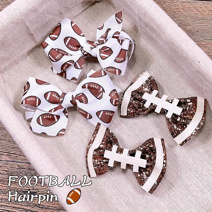 Turban Headband with Football Bows and Hair Band for Baby Girls BBG19 (B3)
