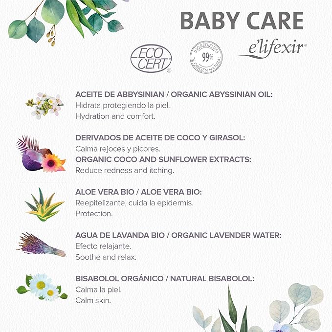 E'LIFEXIR Elifexir Baby Care Gel – Champu 500 ml ECOCERT Baby