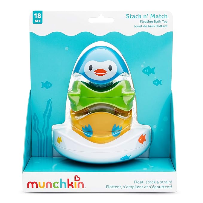 Munchkin® Stack n' Match™ Toddler Bath Toy