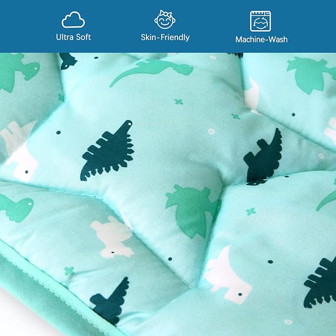 SPRINGSPIRIT Baby Play Mats for Floor, 59x59 Inch Thicker and Larger Soft Cushioning Playmats for Babies and Toddlers, Foldable Washable Baby Playpen Mat,