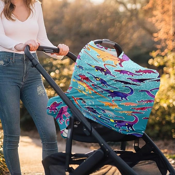 Dragon Baby Car Seat Cover Dust Cover Nursing Breastfeeding Covers for Babies Multifunctional Durable Car Seat Cover Breastfeeding Shawl