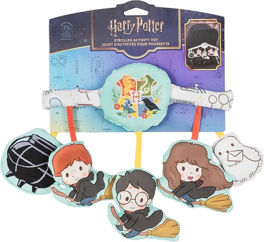 Kids Preferred Harry Potter Stroller Activity Toy with Crinkle, Mirror, and Tactile Features – Fits Most Strollers