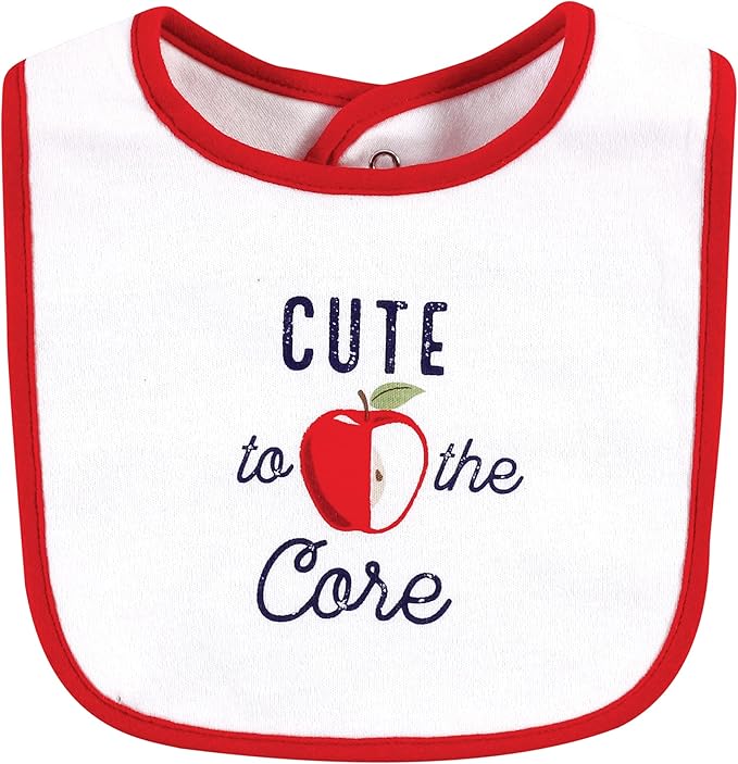 Hudson Baby Unisex Baby Cotton Bib and Headband Set