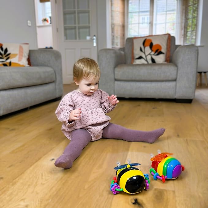The Learning Journey Early Learning - Crawl About Bee - Crawling Toys for Babies 6-12 Months - Bright Lights and Fun Melodies - Award Winning Toys