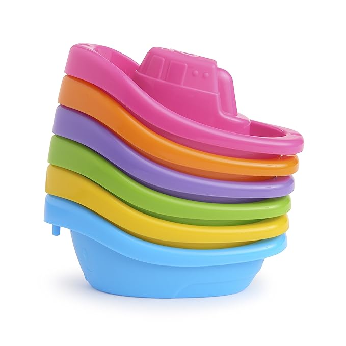 Munchkin® Little Boat Train Bath Toy, Fun for Babies and Toddlers, 6 Piece Set