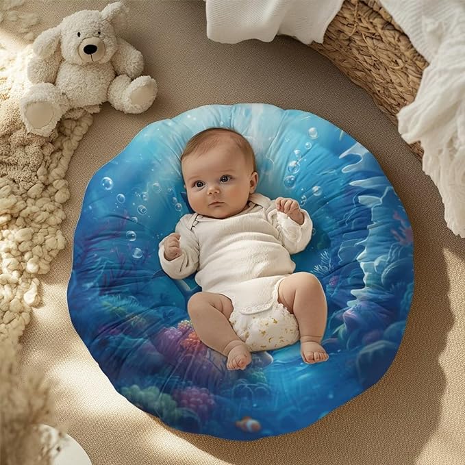 Newborn Lounger Cover, Reusable Newborn Lounger Cover Newborn Lounger Pillow Cover Comfortable Baby Lounger Slipcover Soft Infant Lounger Cover for Baby Boys Girls Shark
