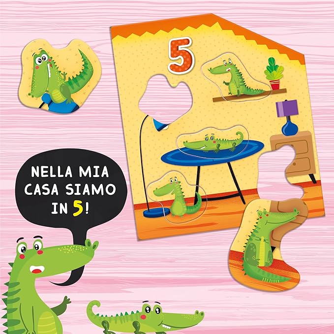 Liscianigiochi 102365 Carotene The Useful Numbers and Animals