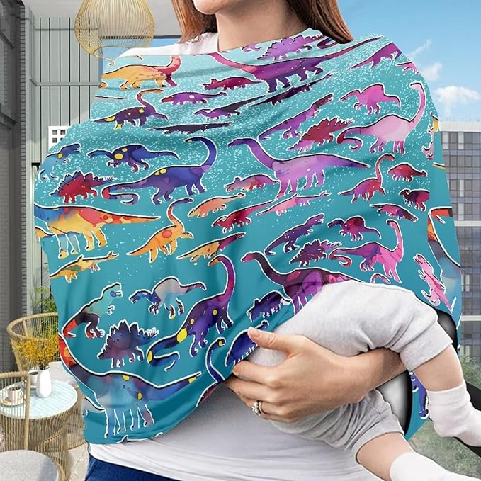 Dragon Baby Car Seat Cover Dust Cover Nursing Breastfeeding Covers for Babies Multifunctional Durable Car Seat Cover Breastfeeding Shawl