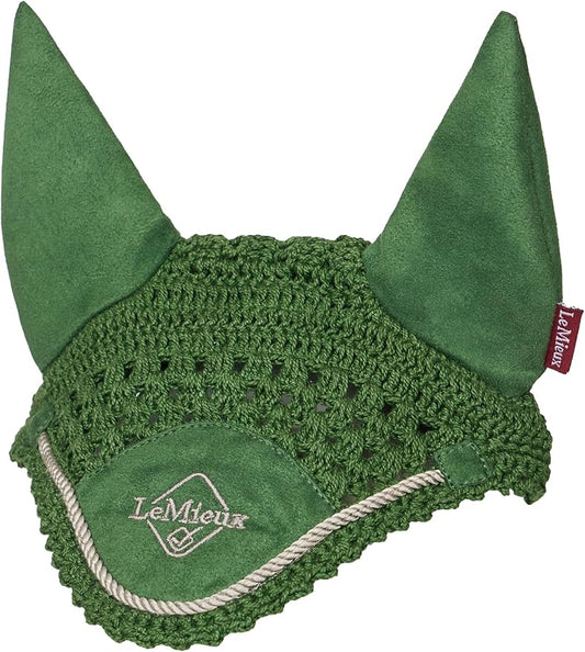 LeMieux Hobby Horse Ear Bonnet - Hunter Green - Suitable for Ages 3+