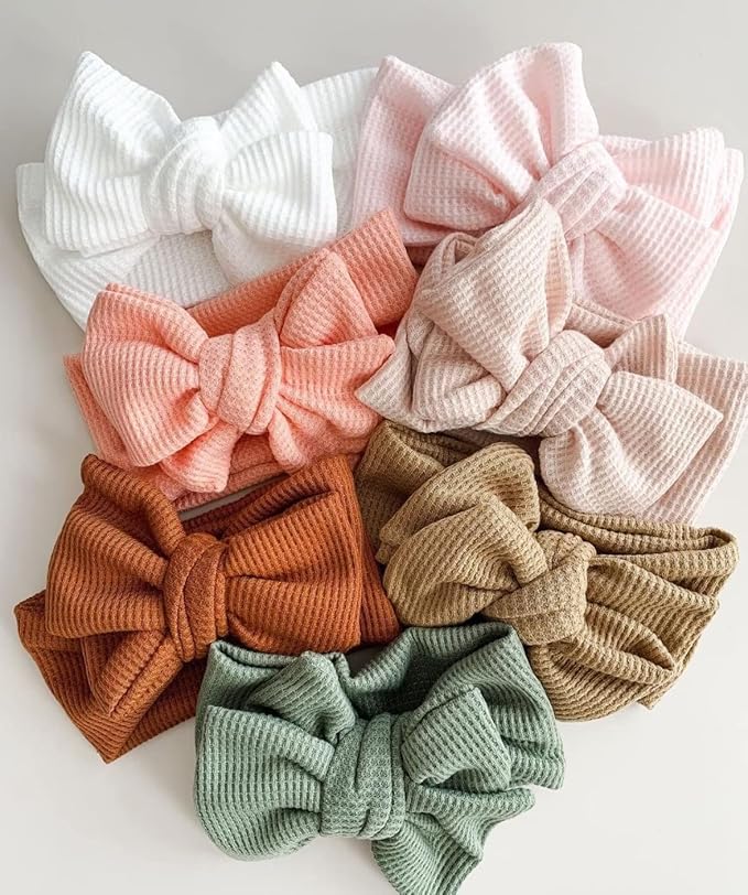 Baby Girl Headbands Nylon Bow Hair Accessories for Newborn Infants Toddlers (Y11, FZ)