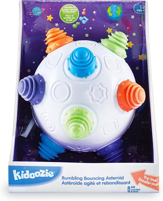 Kidoozie Bumbling Bouncing Asteroid Ages 12 Months + Shaking Dancing Musical Ball Toy Sensory Development