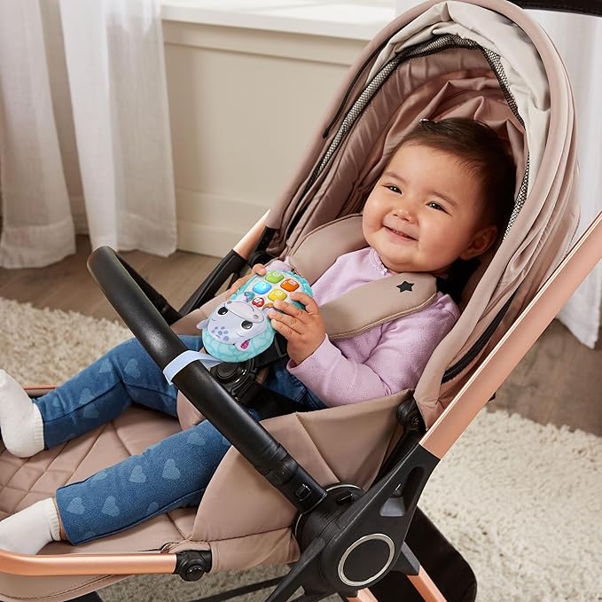 Vtech Baby Hippo Mobile Phone - Hippo Toy Phone with 5 Songs and 15 Melodies - for Children 6-36 Months, 80-566804