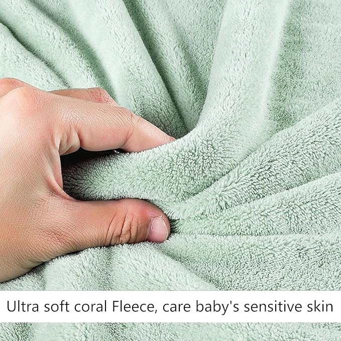 4 Pack Hooded Baby Towels - Premium Ultra Soft Organic Baby Bath Towel – Absorbent and Hypoallergenic Towels for Baby Boy Girl, Toddler, Newborn Essentials