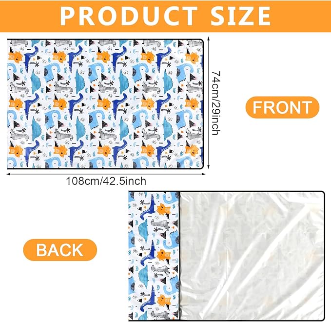 BBTO 2 Pcs Car Seat Sun Shade Cover Car Seat Cooler Toddler Cover Heat Protector Reflective Baby Keep Baby Cool and Child Safety for Travel(Dinosaur)