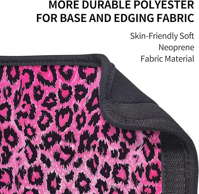 Car Seat Belt Pad Pink Leopard 2 Pack Soft Seat Belt Cover for Shoulder Pad Protector Cheetahs Animal Car Accessories Seat Belt Cushion Cheetah Animal Girly Cute Safety Strap Cover