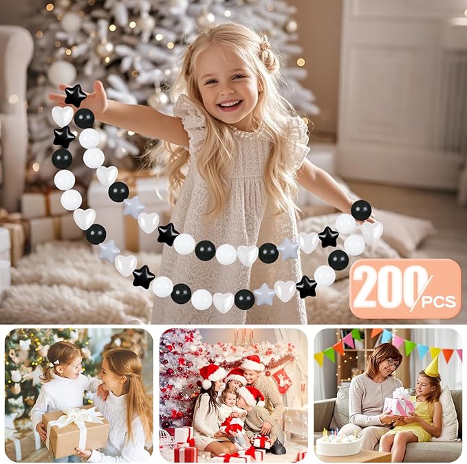 GOGOSO Ball Pit Balls,Plastics Balls for Ball Pit, Stars Hearts Shape for PastelBall for Toddlers Kids