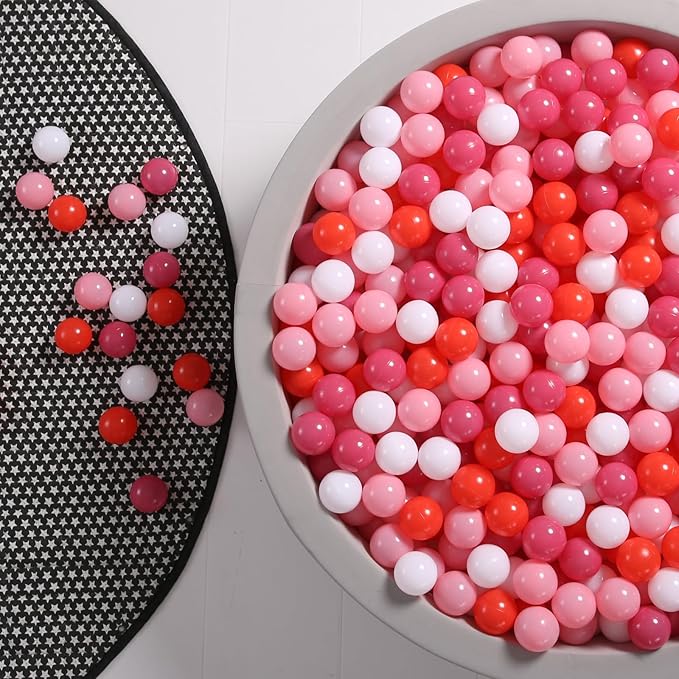 GOGOSO Ball Pit Balls for Toddlers Dogs Baby Boys Girls 2.2Inch Plasticball Toys for Kid Play Tent Birthday Slides Party Decor 50 100 170 200 500 1000