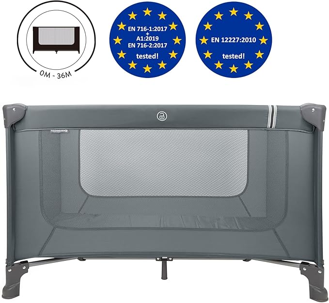509 Travel Bed - Kids Play Yard/Play Center - Easy to Fold, Compact & Lightweight, Ages 6-36 Months