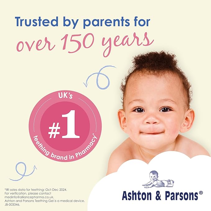 Ashton & Parsons Teething Gel for 3 Months+ Infants to Help Relieve Common Teething Symptoms 10ml
