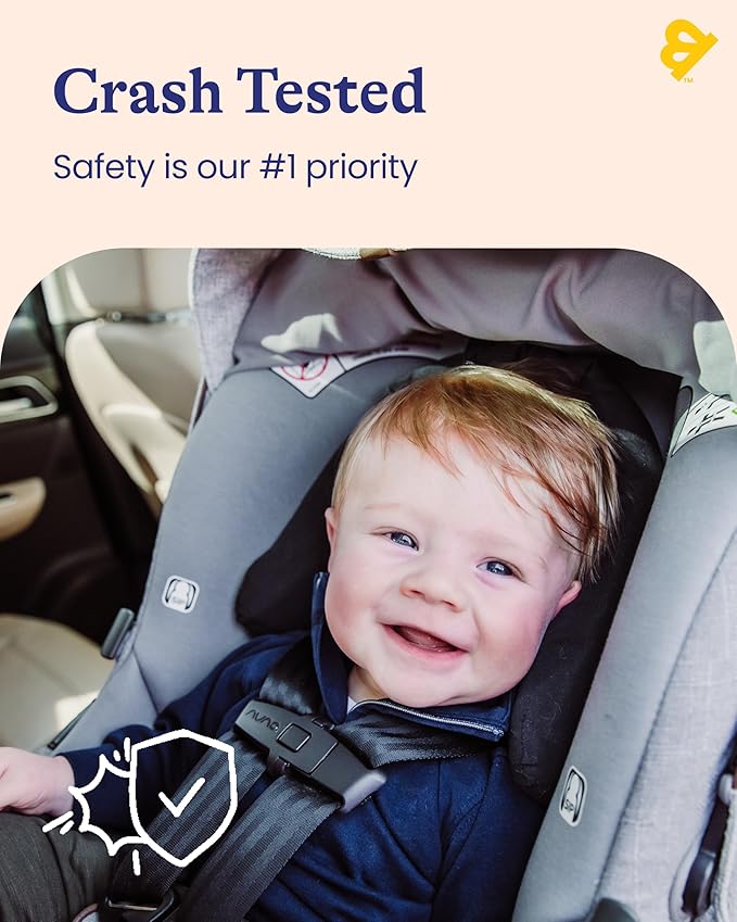 GoldBug Baby & Toddler 2-in-1 Duo Head Support for Car Seats - Black
