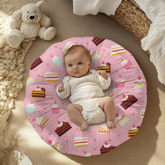 Cake Newborn Lounger Cover Removable Protector Cover for Infant Lounger Pillow, Soft Snug Fitted Baby Lounger Slipcover Easy to Use and Dustptoof