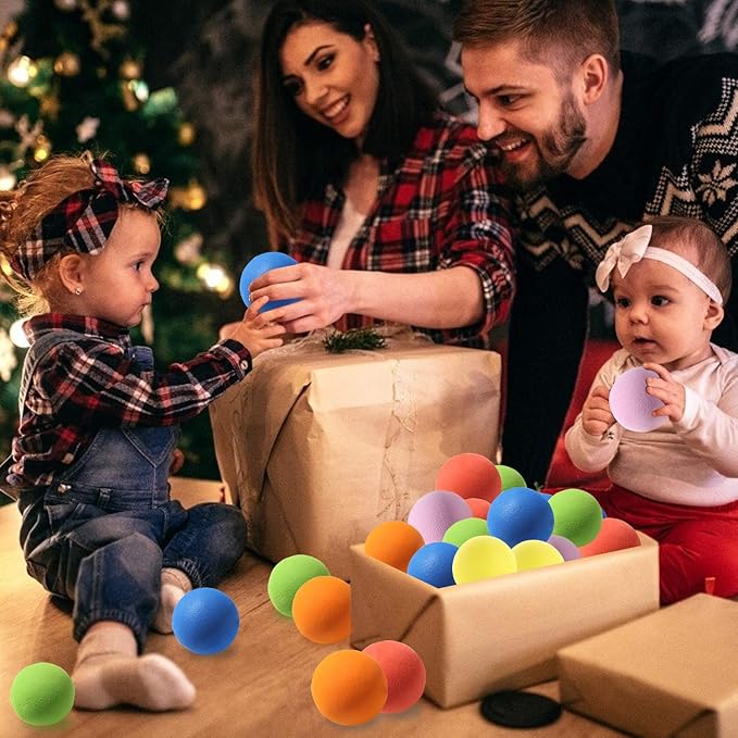 12 Pieces Soft Foam Balls Lightweight Mini Play Balls for Safe Indoor Toys Fun Vibrant Assorted Colors Orbs Unique Birthday Party Favors for Boys and Girls