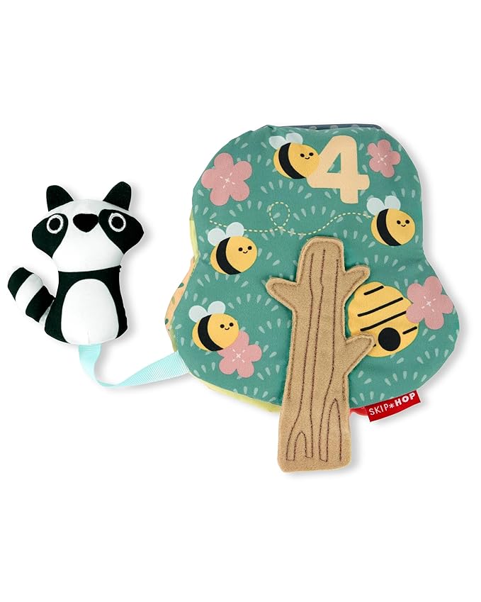 Skip Hop Soft Baby Activity Book with Crinkle Sounds and Multiple Sensory Activities Four Seasons Age 0+