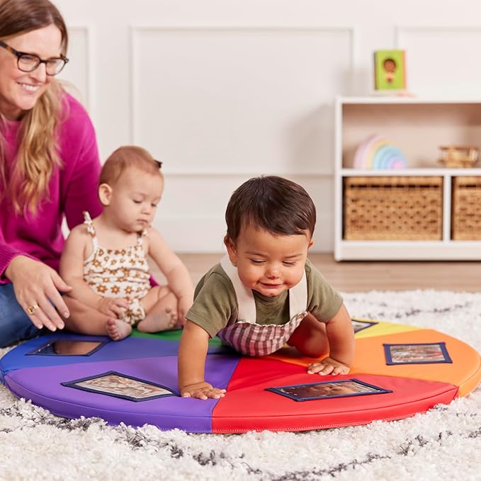 ECR4Kids SoftZone Picture Me Play Mat, Activity Mat, Assorted