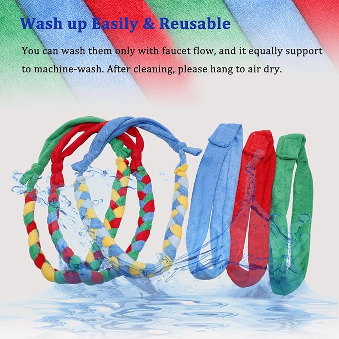 Chewy Necklaces for Sensory Kids, Terry Cloth Chew Necklaces for Sensory Boys and Girls with Chewing, Teething, Biting, Fabric Absorbent Autism Sensory Products with ADHD,SPD, Fidgeting, Anxiety