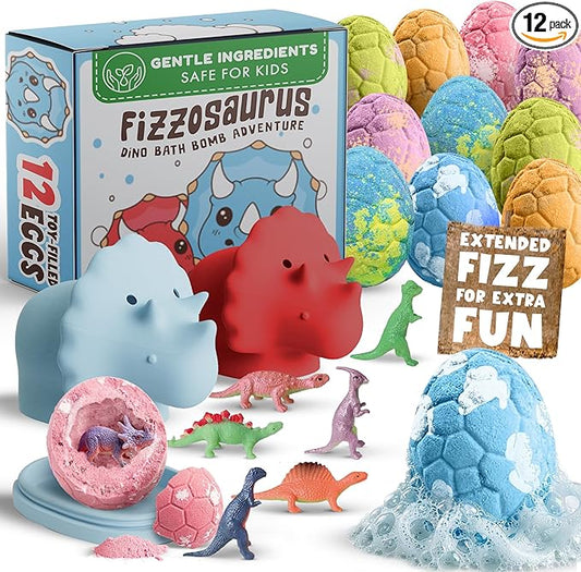 Bath Bombs for Kids with Surprise Toys Inside (Full Gift Set - Diffusers Included)