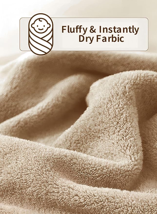 Hooded Baby Towel - Premium Soft Bath Towel for Baby, Newborn,Infant - Ultra Absorbent,Natural Baby Stuff Towel, Soft Coral Velvet Coral Fleece Bath Towel for Boys and Girls (Big Ear Koala)
