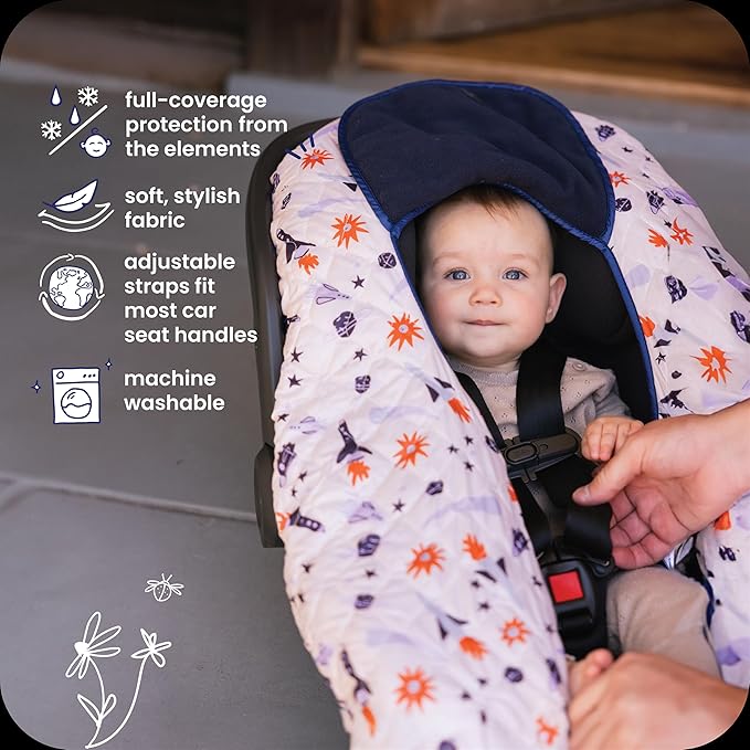 GoldBug Winter Car Seat Cover - Space Explorer