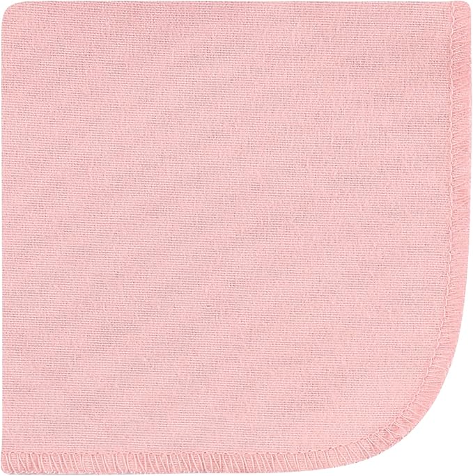 Hudson Baby Unisex Baby Flannel Cotton Washcloths, Vintage Blossom 12 Pack, One Size