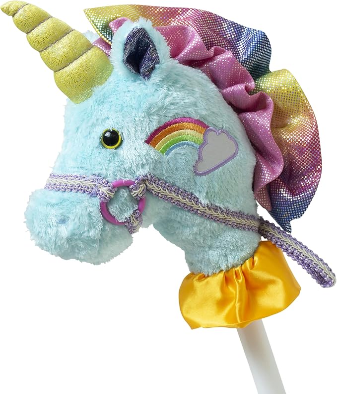 Mary Meyer Hobby Horse Toy Fancy Prancer Stick Horses, 33-Inches Tall, Unicorn