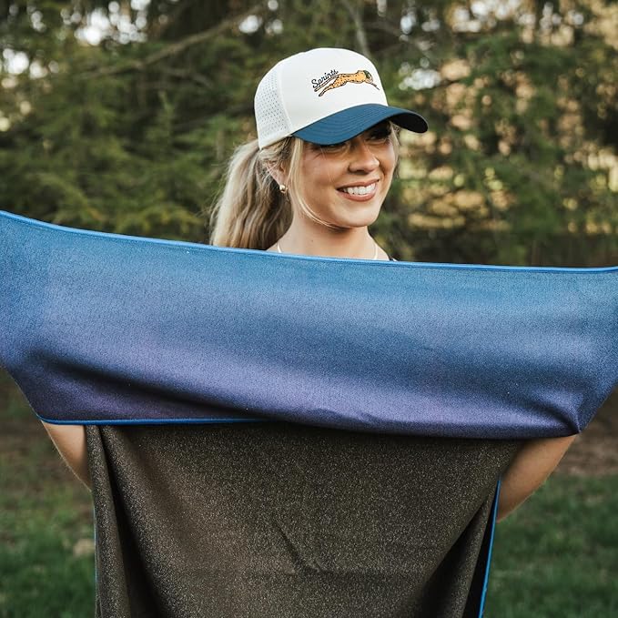 Sprints Athletic Running Towel, Full-Sized, Car Seat Cover - Performance Microfiber (Tropic Twilight)